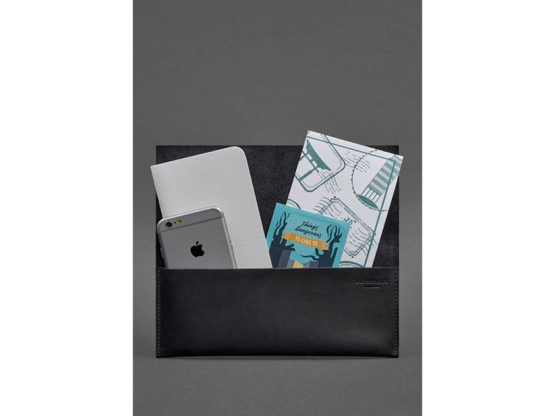 Кожаный тревел-кейс Voyager 1.0 синий Crazy Horse, фото 3