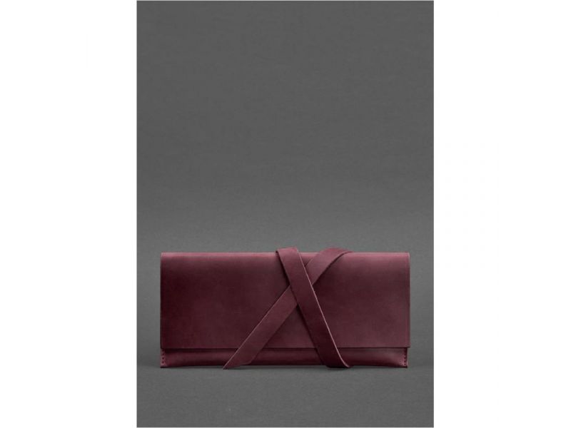 Кожаный тревел-кейс Voyager 1.0 бордовый Crazy Horse, фото 1