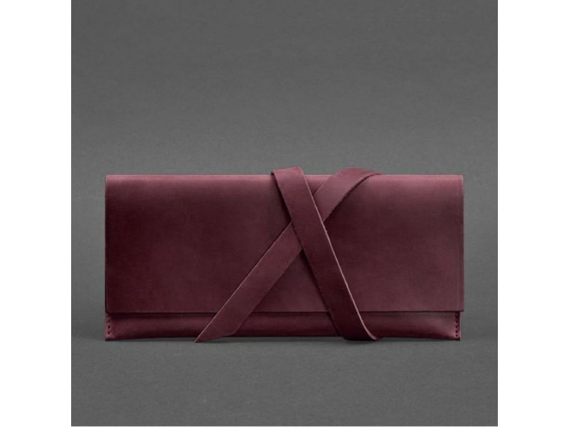 Кожаный тревел-кейс Voyager 1.0 бордовый Crazy Horse, фото 6