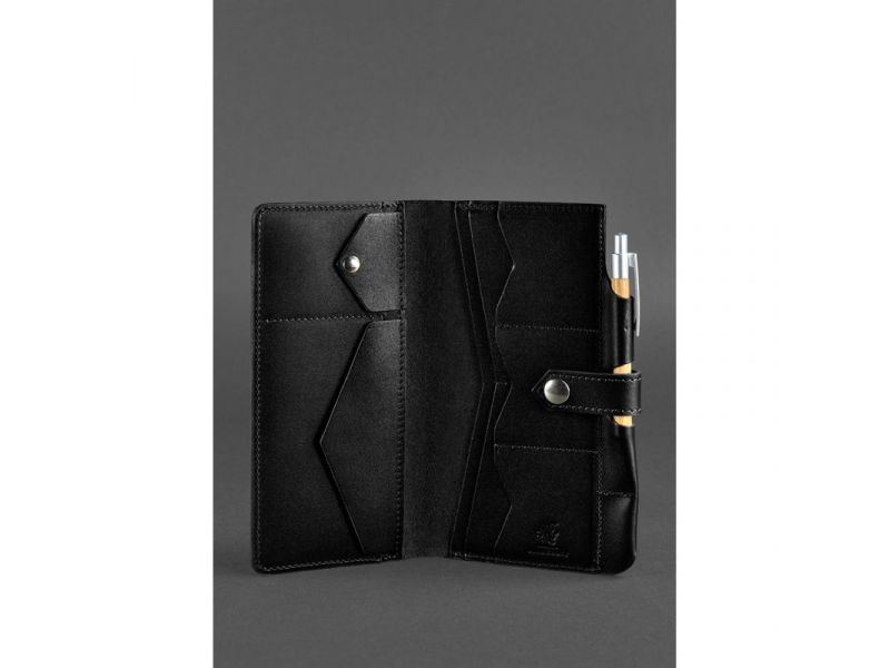 Кожаный тревел-кейс 4.0 Угольно-черный, фото 3