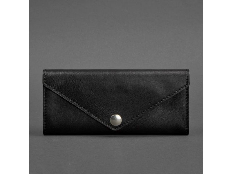 Женский кожаный кошелек Керри 1.0 черный Krast, фото 5