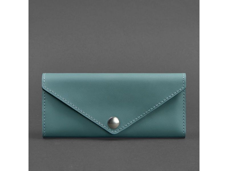 Женский кожаный кошелек Керри 1.0 бирюзовый, фото 6