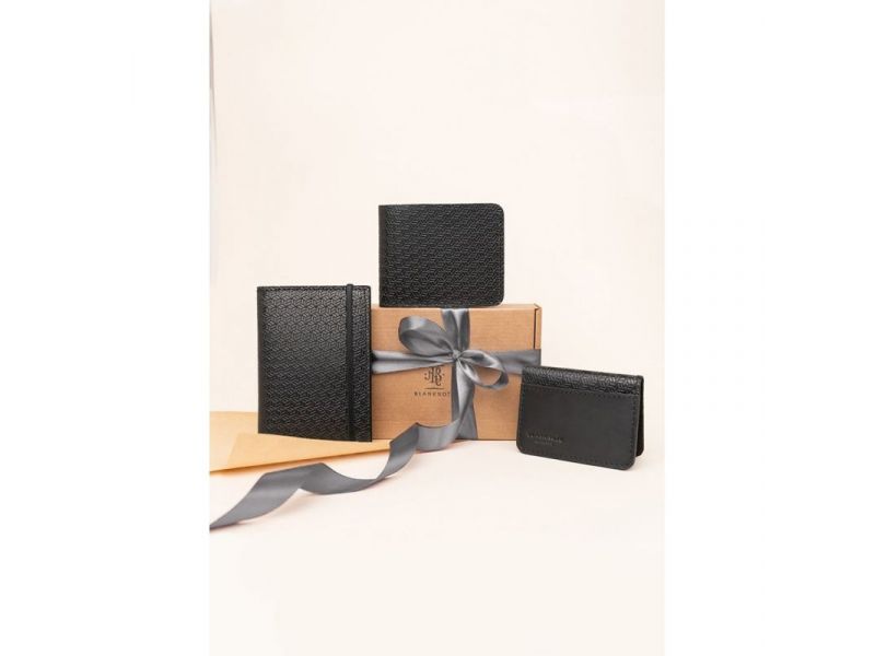 Мужской подарочный набор кожаных аксессуаров Милан, фото 1