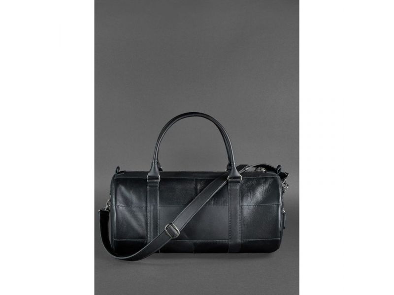 Кожаная сумка Harper черная Krast, фото 2