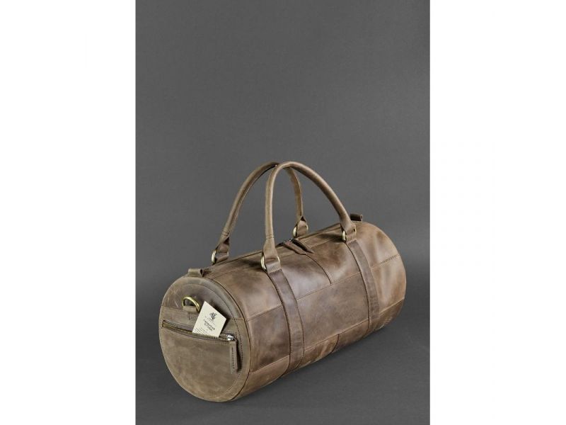 Кожаная сумка Harper  темно-коричневый Crazy Horse, фото 3