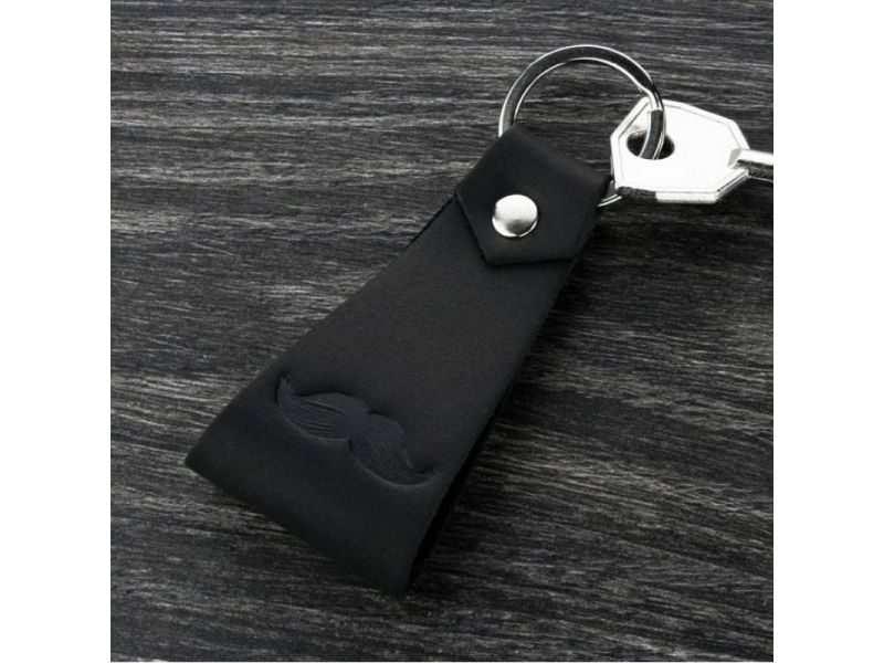 Кожаный брелок Усы, фото 7