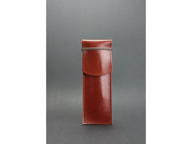 Кожаный чехол для ручек 1.0 светло-коричневый, фото 1