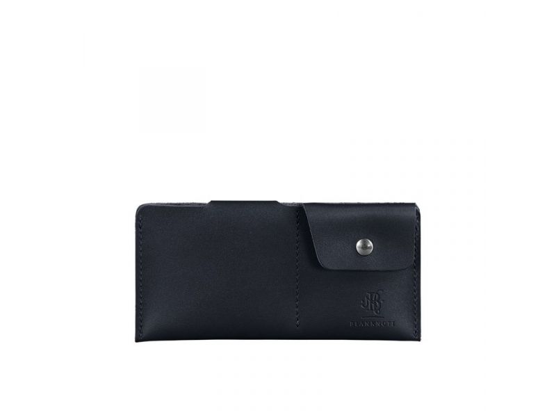 Кожаное портмоне-купюрник 8.0 черное, фото 5