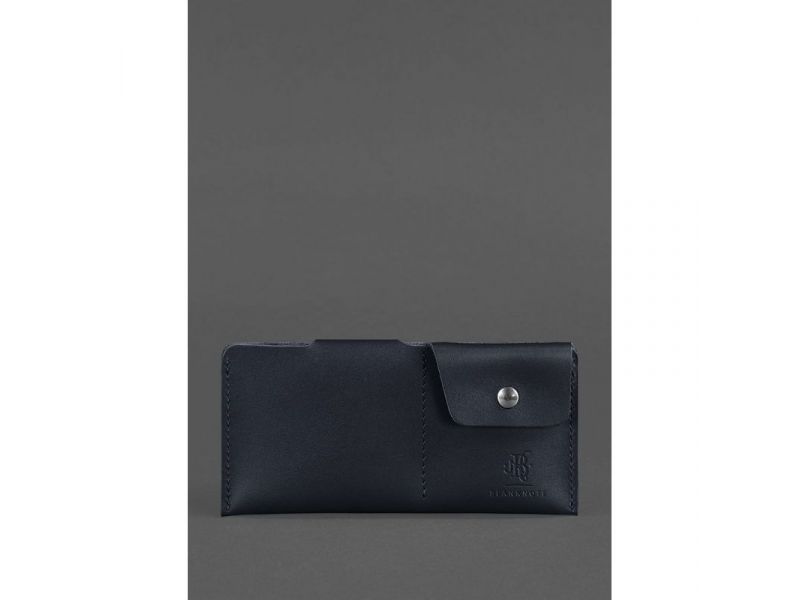 Кожаное портмоне-купюрник 8.0 черное, фото 3