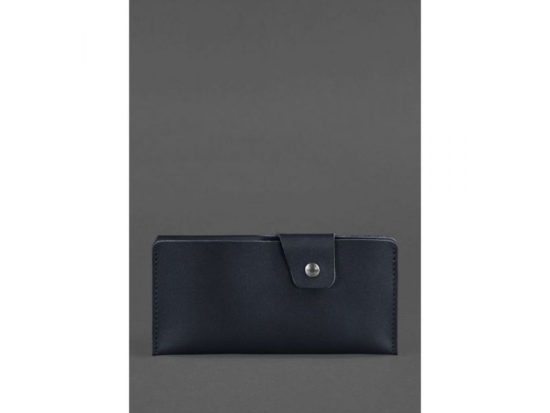 Кожаное портмоне-купюрник 8.0 черное, фото 1