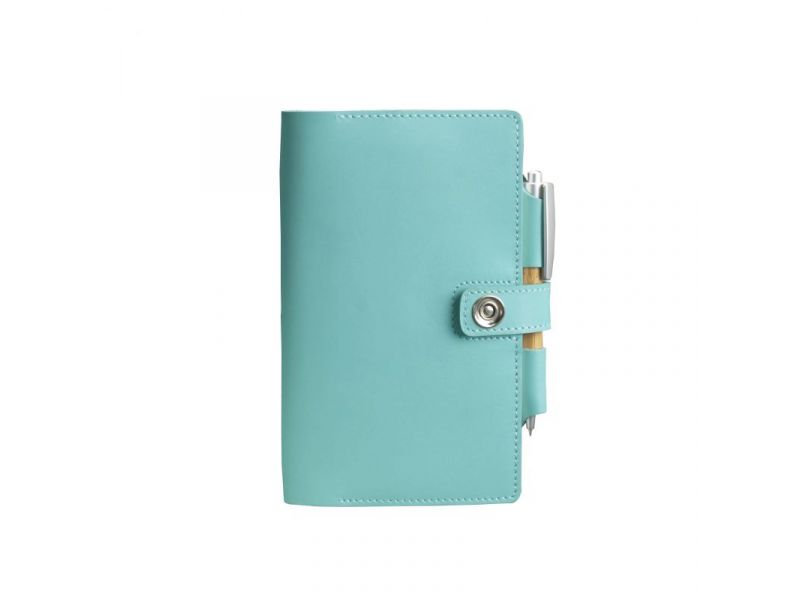 Женский кожаный блокнот (Софт-бук) 4.0 бирюзовый, фото 7