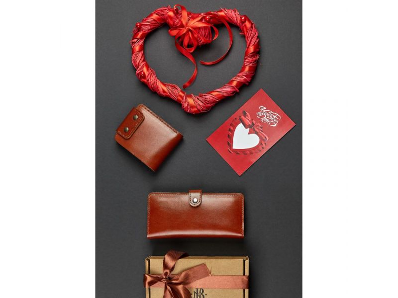 Подарочный набор кожаных аксессуаров Иль-де-франс, фото 1