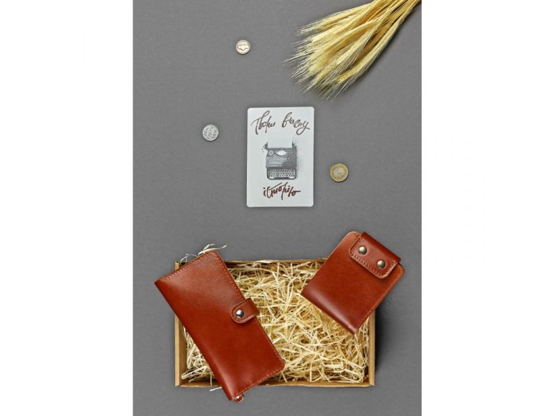 Подарочный набор кожаных аксессуаров Иль-де-франс, фото 3