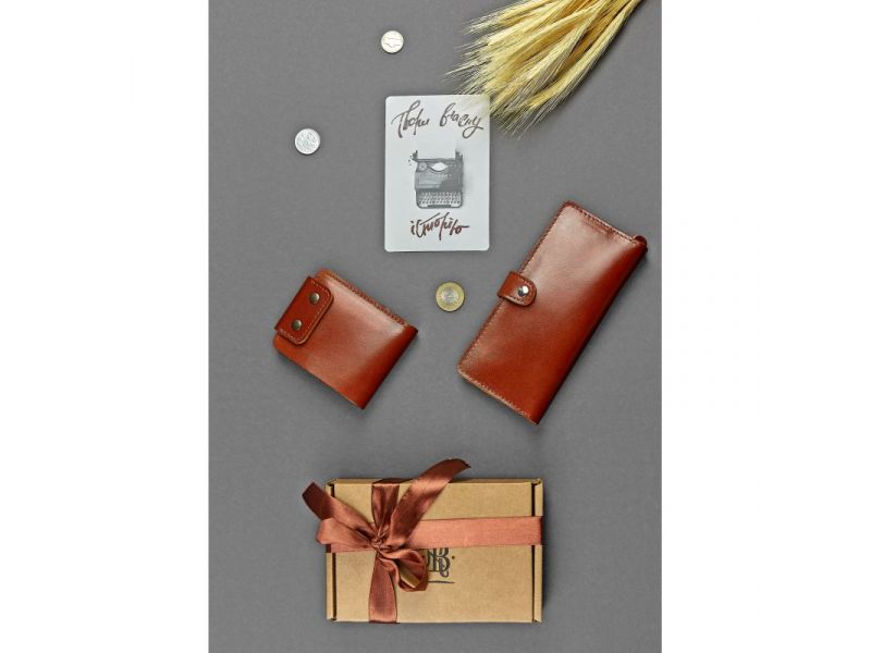 Подарочный набор кожаных аксессуаров Иль-де-франс, фото 2
