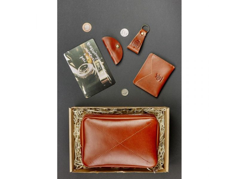 Подарочный набор кожаных аксессуаров Лиссабон, фото 2