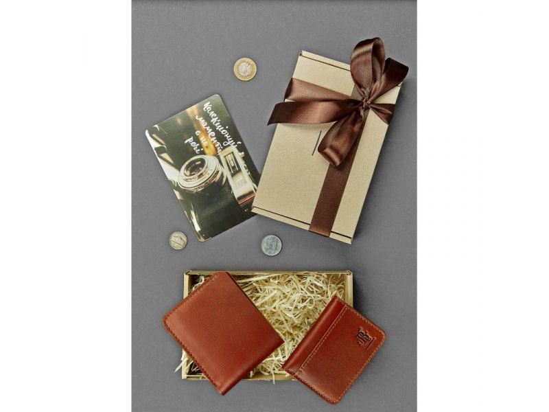 Мужской подарочный набор кожаных аксессуаров Мехико, фото 2