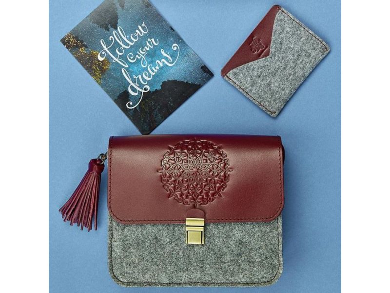 Женский подарочный набор аксессуаров из фетра Стокгольм, фото 3