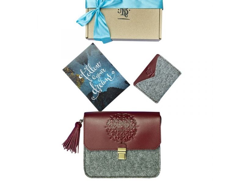 Женский подарочный набор аксессуаров из фетра Стокгольм, фото 4