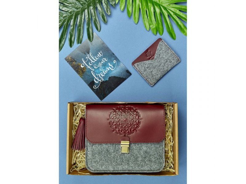Женский подарочный набор аксессуаров из фетра Стокгольм, фото 2