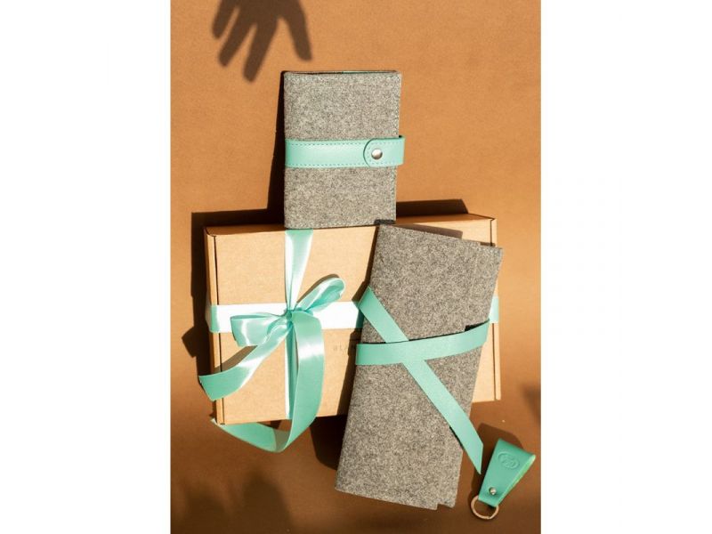 Женский подарочный набор аксессуаров из фетра Ольборг, фото 2