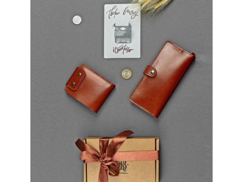 Подарочный набор кожаных аксессуаров Иль-де-франс, фото 4