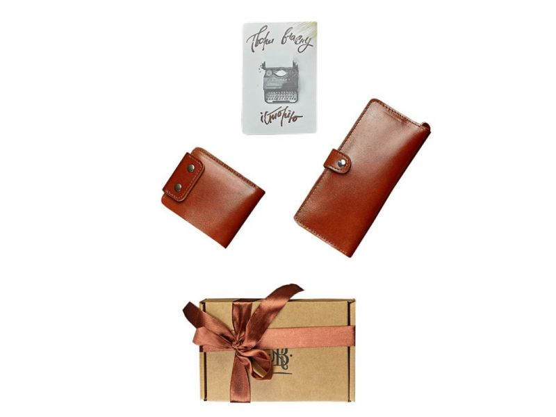 Подарочный набор кожаных аксессуаров Иль-де-франс, фото 5