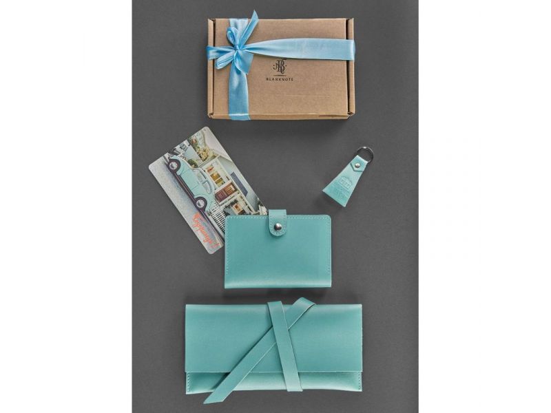 Набор кожаных аксессуаров для путешественника Тиффани, фото 2