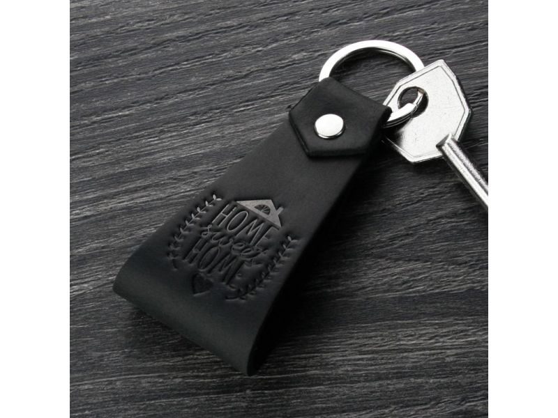 Кожаный брелок Home sweet home, фото 6