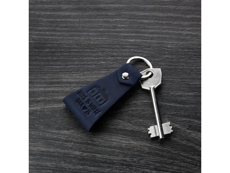 Кожаный брелок Home is where your heart is, фото 9