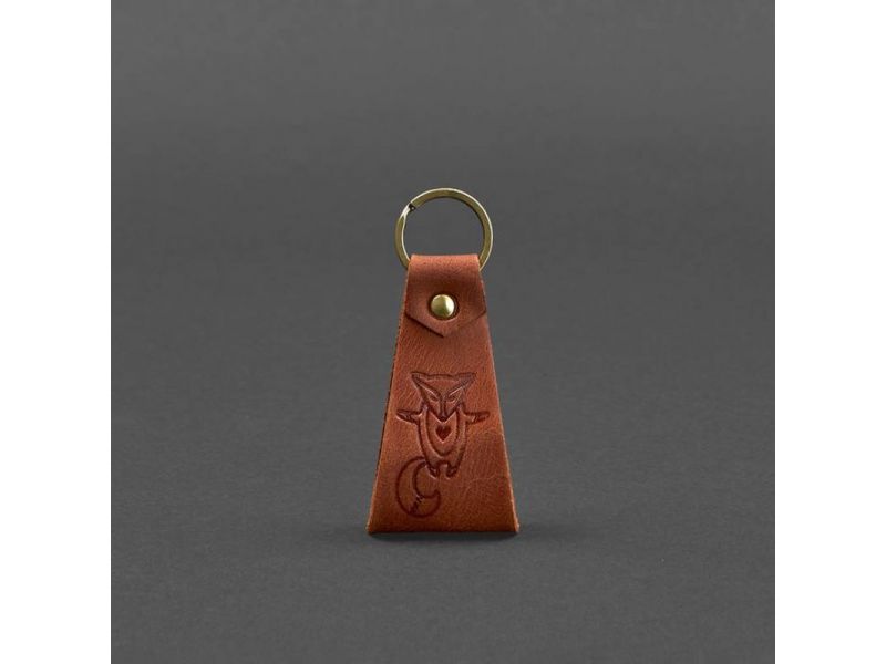 Кожаный брелок Лисичка, фото 7