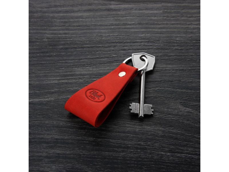 Кожаный брелок Перо, фото 4