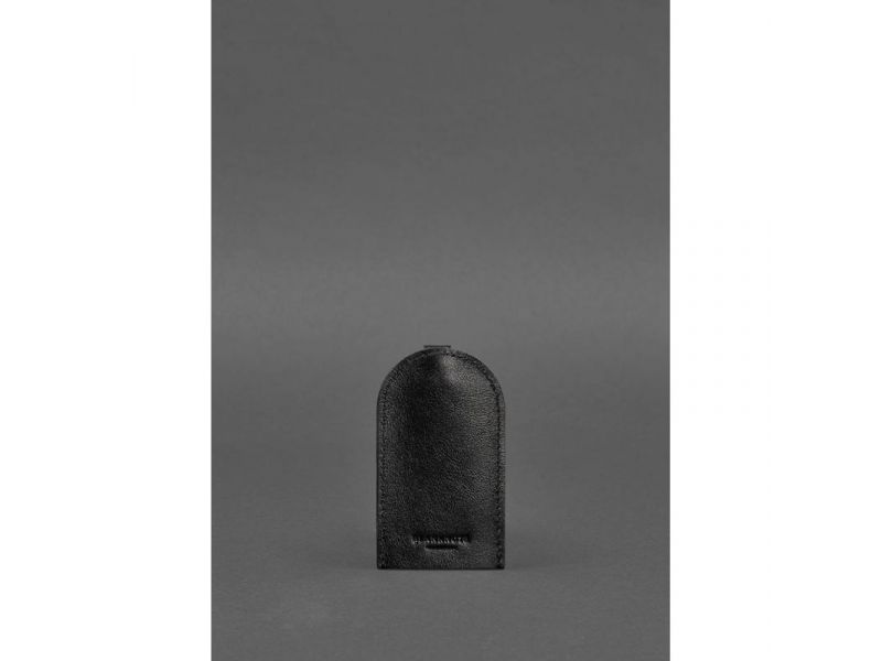 Кожаная ключница 2.0 черная Краст, фото 1