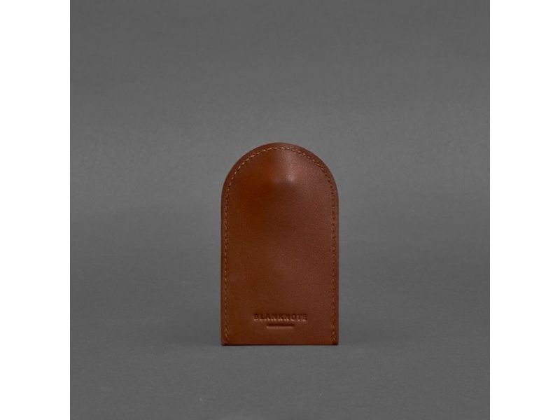 Кожаная ключница 2.0 светло-коричневая, фото 6