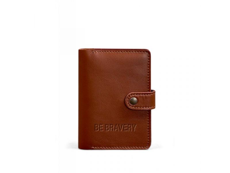 Кожаная обложка для паспорта 3.0 светло-коричневая, фото 5