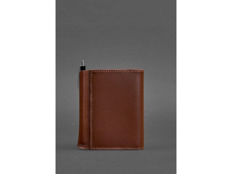 Кожаное портмоне 2.0 светло-коричневое, фото 4