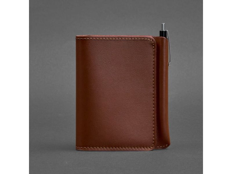 Кожаное портмоне 2.0 светло-коричневое, фото 5