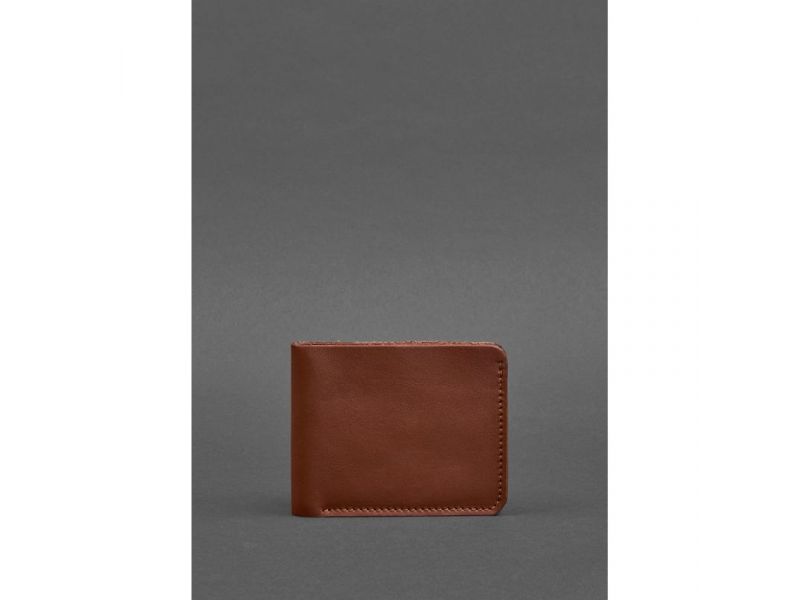 Мужское кожаное портмоне 4.1 (4 кармана) светло-коричневое, фото 1