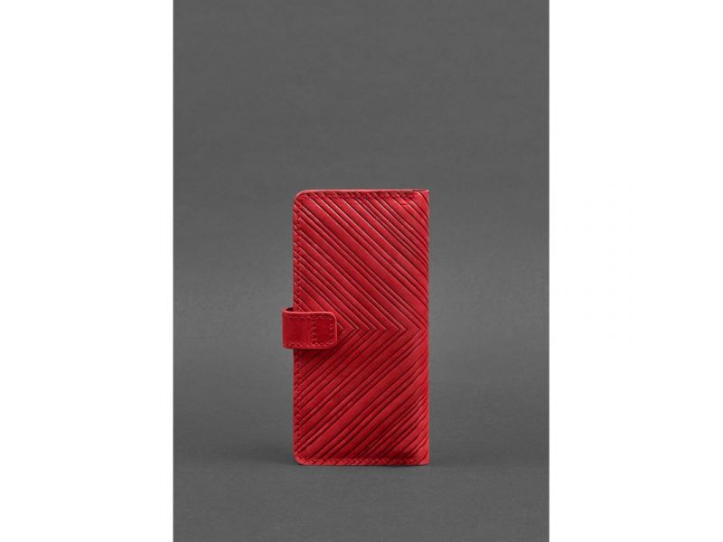 Кожаное женское портмоне 7.0 Инди Коралловый, фото 5