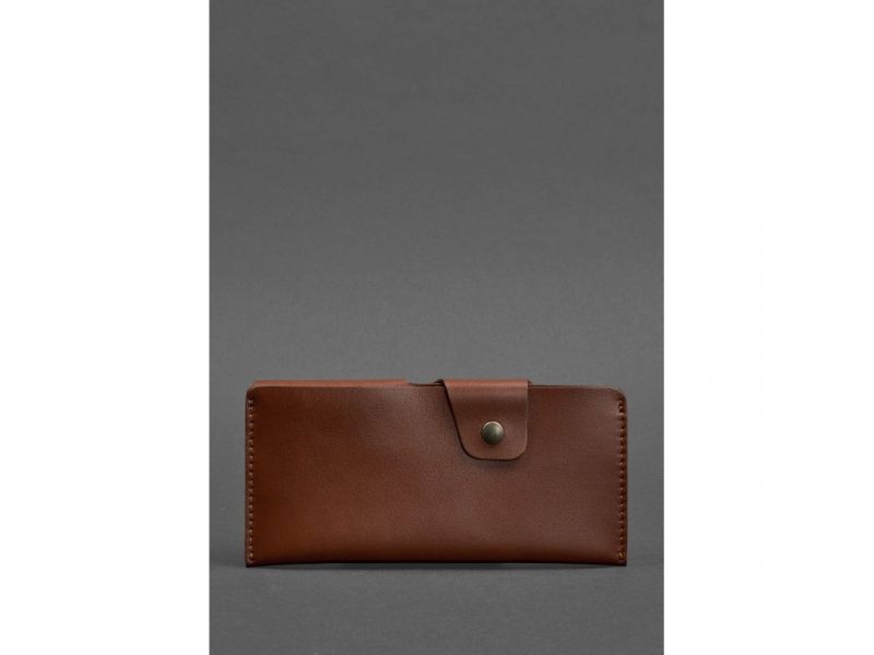 Кожаное портмоне-купюрник 8.0 светло-коричневое, фото 1