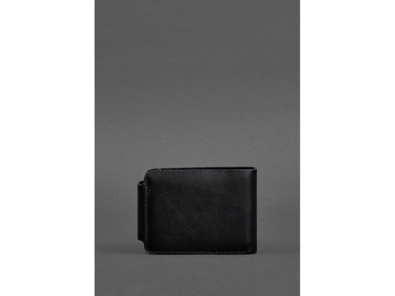 Мужское кожаное портмоне Zeus 9.0 черное, фото 3