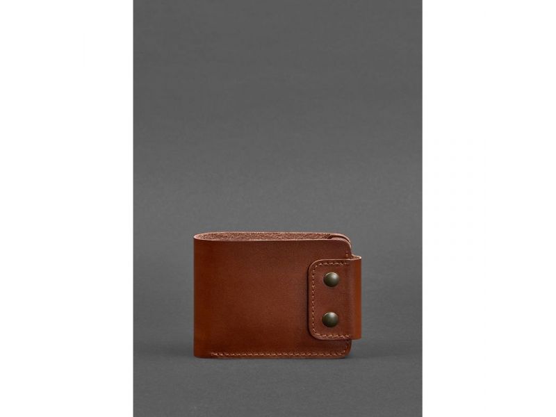 Кожаное портмоне Zeus 9.0 светло-коричневое, фото 3