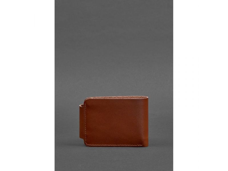 Кожаное портмоне Zeus 9.0 светло-коричневое, фото 4