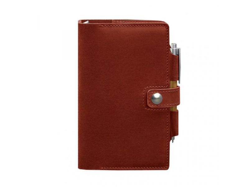 Женский кожаный блокнот (Софт-бук) 4.0 коралловый, фото 6