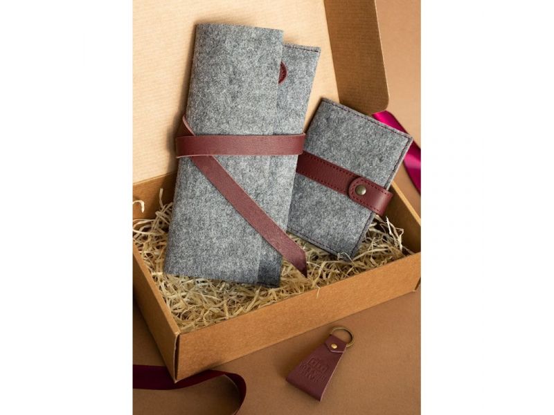 Женский подарочный набор аксессуаров из фетра Осло, фото 2