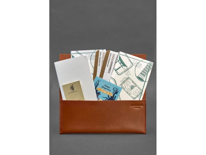 Кожаный тревел-кейс Voyager 1.0 светло-коричневый, фото 2