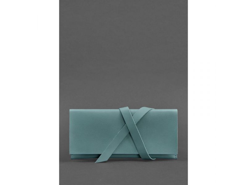 Кожаный женский тревел-кейс Voyager 1.0 бирюзовый, фото 1