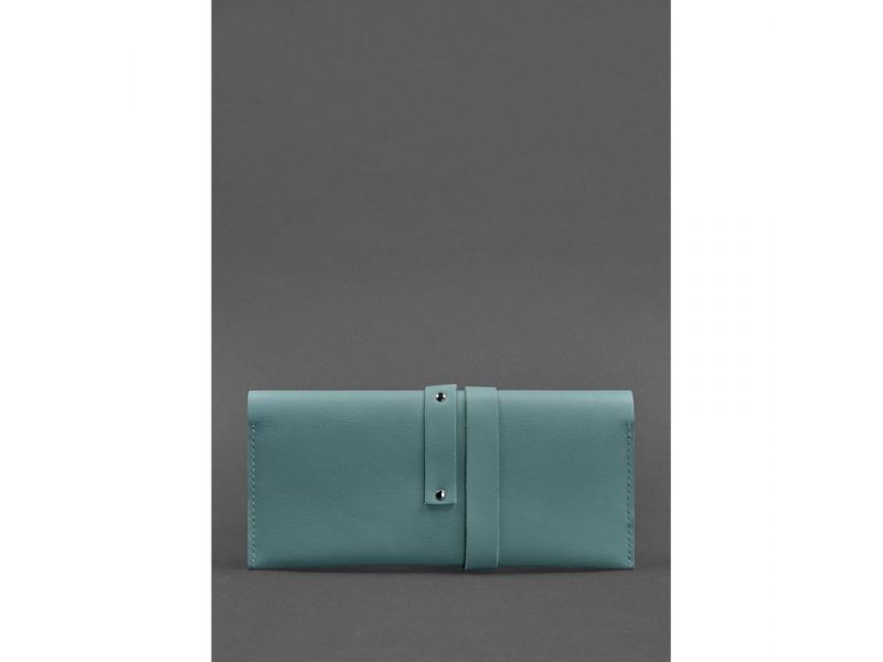 Кожаный женский тревел-кейс Voyager 1.0 бирюзовый, фото 3