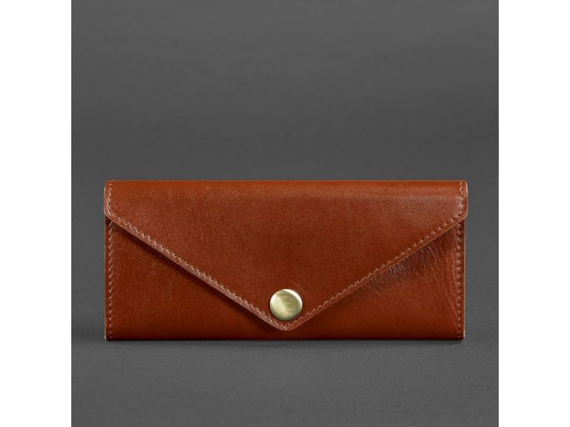 Женский кожаный кошелек Керри 1.0 светло-коричневый, фото 5