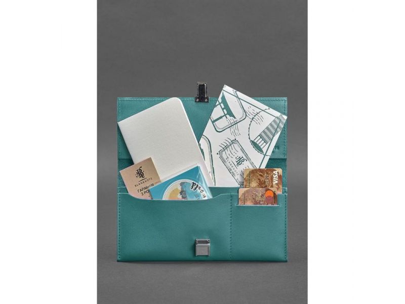 Кожаный женский тревел-кейс Journey 2.0 Тиффани, фото 2