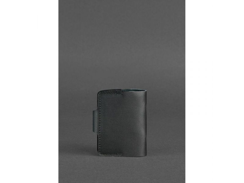 Кожаный кард-кейс 7.1 (Книжечка) черный, фото 4